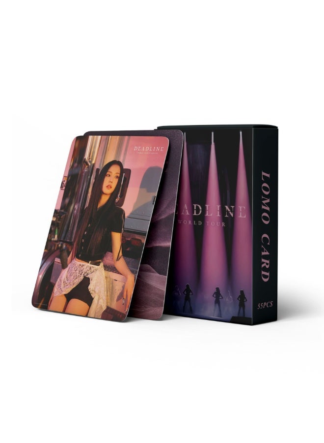 EHOME 55Pcs BlackPink 3rd World Tour DEADLINE Lomo Card - Image 3