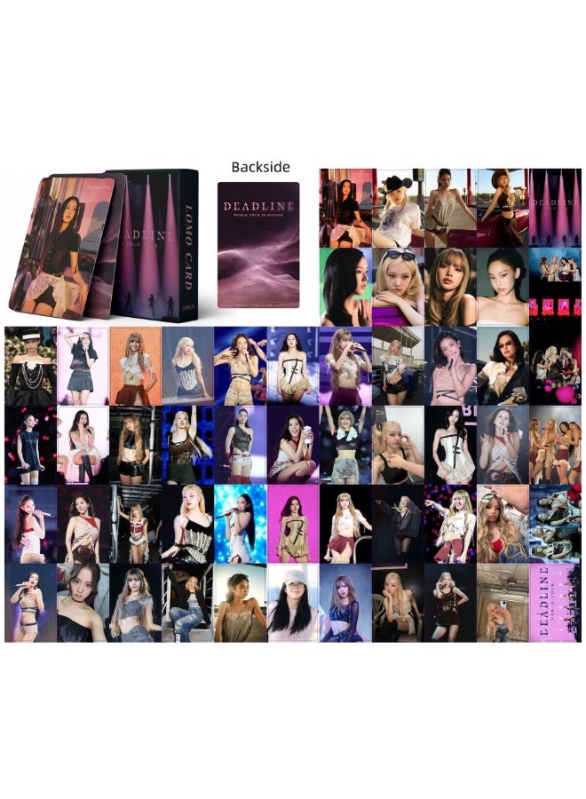 EHOME 55Pcs BlackPink 3rd World Tour DEADLINE Lomo Card - Image 2