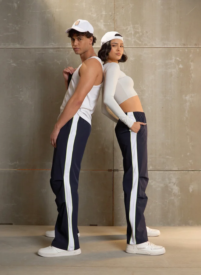 SASSAFRAS Side Panel Baggy Parachute Pants