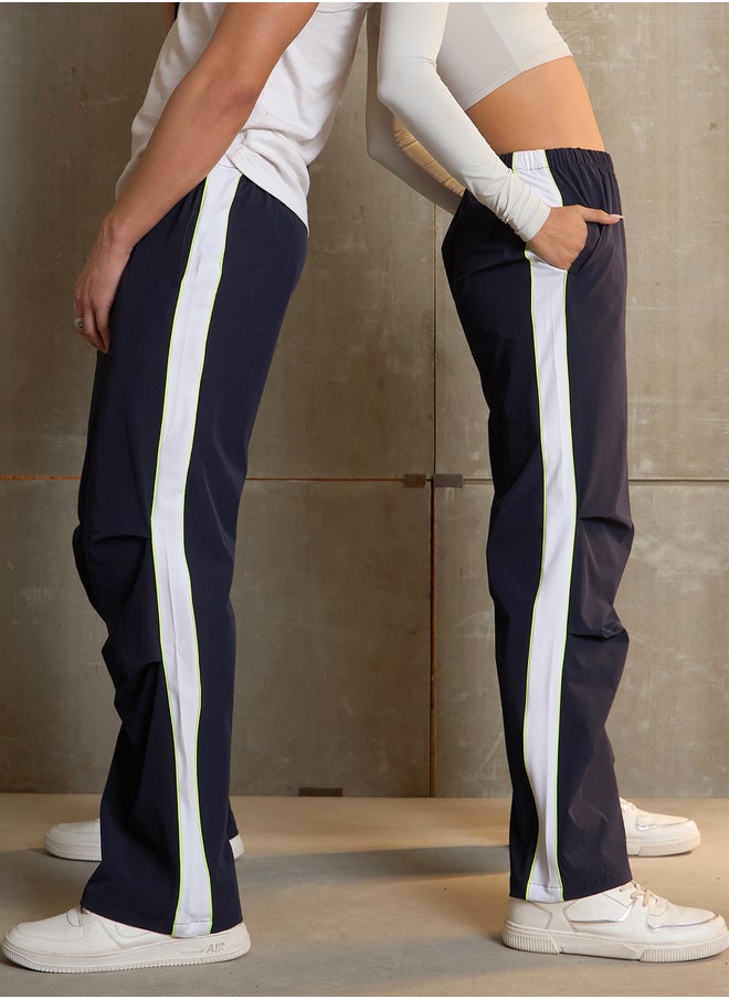 SASSAFRAS Side Panel Baggy Parachute Pants  - Image 1