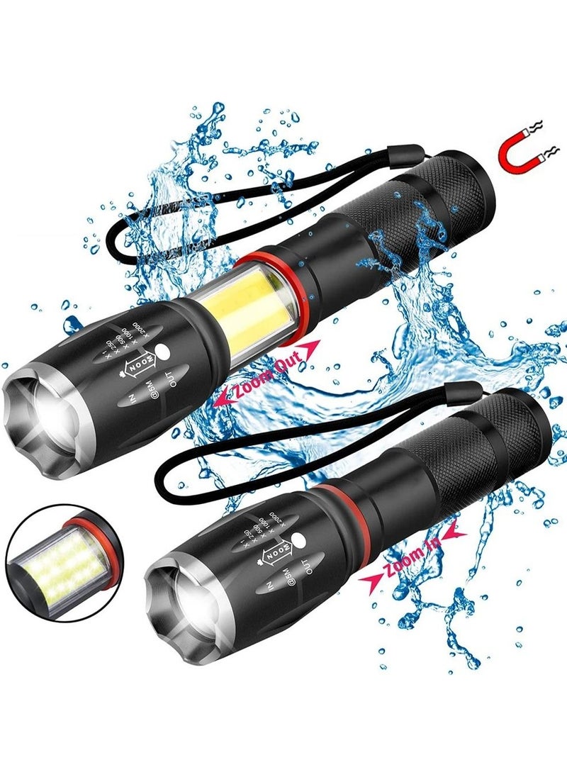 Valkyrie 8000 Lumen Cob Lamp T6 Magnet Flashlight - 6 Modes - 500 Meter Distance  - Image 1