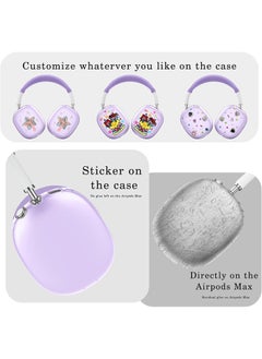 Silicone Case Cover for AirPods Max Headphones, Clear Soft TPU Ear Cups Cover/Ear Pad Case Cover/Headband Cover for AirPods Max (2024/2020) - Purple - pzsku/Z5CDB8E21AE9B8B00D116Z/45/_/1731928389/96b7ea12-211a-4ca2-9b0b-6bbc2439de98