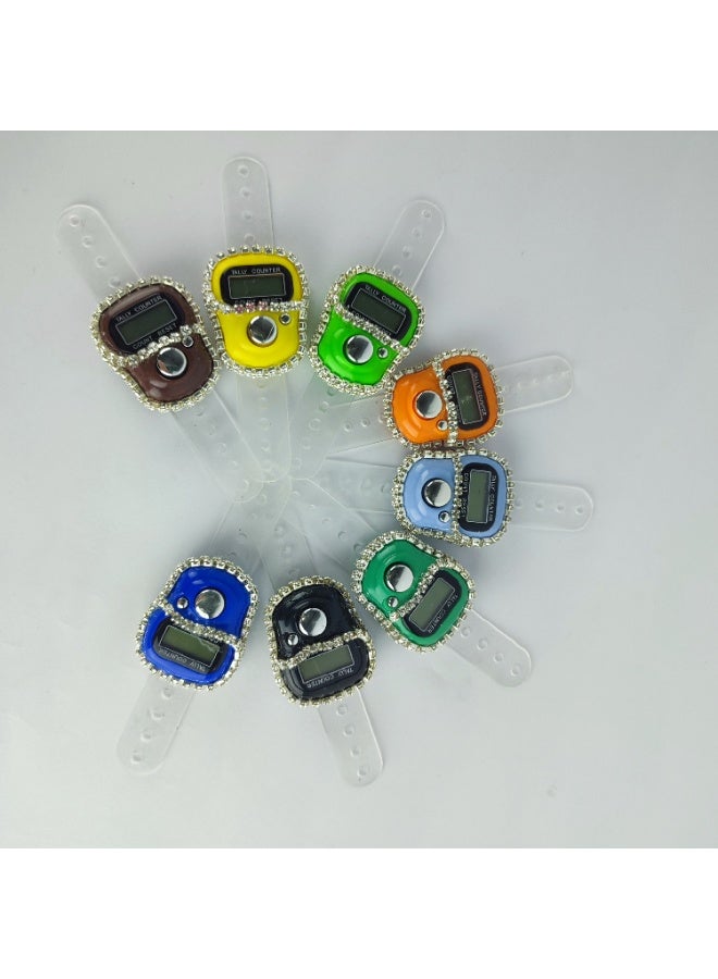 Electronic Tasbeeh Ring with Shiny Beads – Portable Digital Counter - Image 4