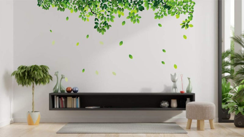 Byte Shop Decorative Natural Leaves with Home Decorative Multicolour Wall Sticker for Home Decor (PVC Vinyl Multicolour) - Image 3