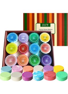 Aromatherapy Shower Steamers for Men  Women 12 Therapeutic Shower Bombs Infused with Essential Oils Long Lasting Vapor Tablets Gift Set for Women  Men Shower Tablets for your Own Home Spa Therapy