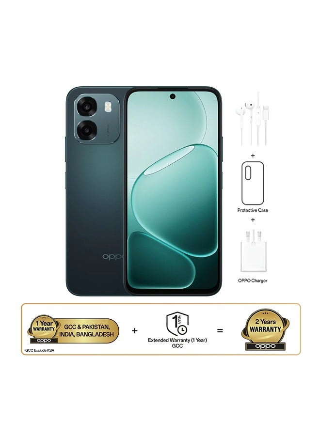 OPPO A6 5G Dual SIM Sapphire Blue 8GB RAM 256GB With Oppo Wired Earphones - Middle East Version - Image 1