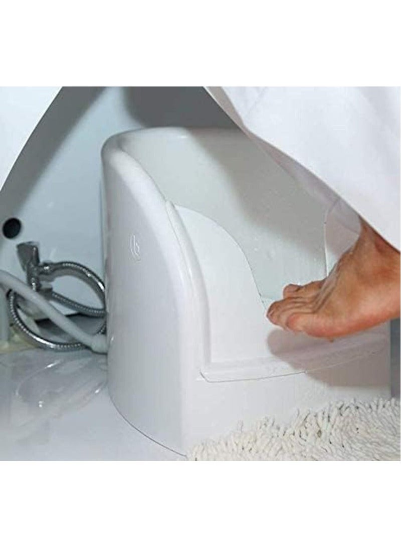 ريكسا أوتوماتيكية للوضوء مع ملحقاتها نموذج غسالة قدم للوضوء غسالة قدم للوضوء نموذج غسالة قدم بلاستيكية أوتوماتيكية محمولة - Image 3