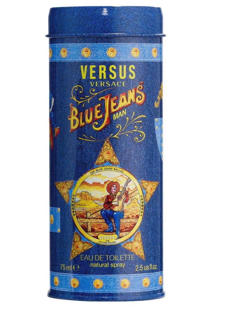 Versace Jeans VERSACE Blue Jeans For Men 75ml - Image 3