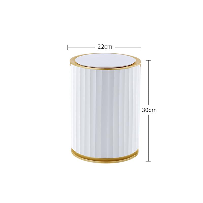 Freelance Nordic Automatic Dustbin for Home with Smart Motion Sensor, 9L White Gold, Touchless Electric Bin with Lid - Self Sealing ABS Garbage Dust Bin/Waste Trash Can for Kitchen, Office, Bathroom - Image 2