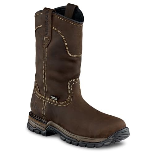 Irish Setter, Two Harbors, Men’s, 11", Waterproof, Steel Safety Toe, Work Boot, Brown, 10 D (Medium) - Image 4