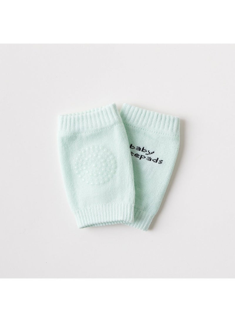 Summer Cartoon Mesh Baby Socks and Knee Pads "Straight plate" Green 