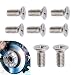 winterrock 8PCS Screw Rotor Brake Disc Retaining 93600060140H Stainless Steel Brake Disc Rotor Screws Front and Rear Brake Disc Rotor Screws Compatible with for Honda Acura Hyundai Models - Image 2