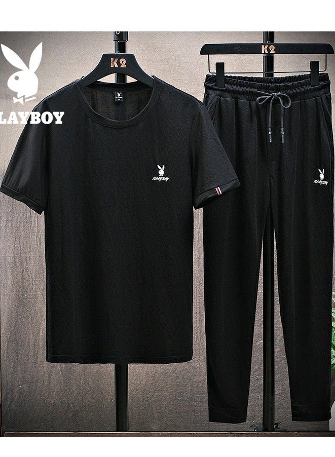 PLAYBOY Men's Slim Fit Casual Sports Set  - Image 1