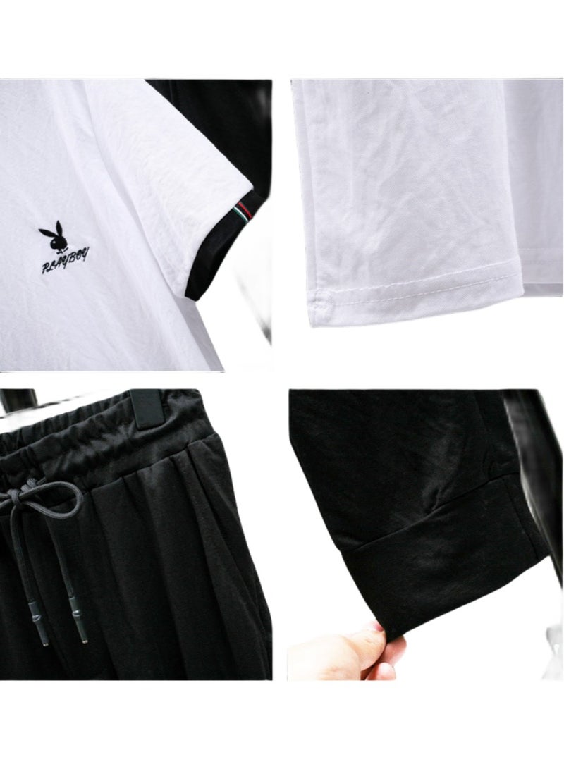 PLAYBOY Men's Slim Fit Casual Sports Set  - Image 3