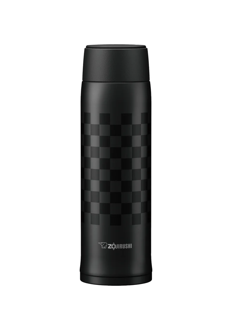 زوجيروشي Stainless Steel Vacuum Bottle 0.48Ltr, Ichimatsu Black