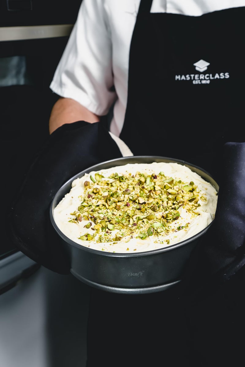 ماستر كلاس قالب كيك ماستر كلاس بعمق 20 سم، خالٍ من حمض البيرفلوروكتانويك، بقاعدة قابلة للفصل، مصنوع من الفولاذ الكربوني بسماكة 1 مم، قالب دائري بقطر 8 بوصات - Image 2