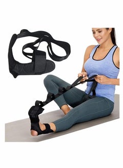 Generic 1 Piece Training Belt, Multi Loops Adjustable Yoga Stretch Belt with Loops Strap Stretch Band for Yoga Sports  - Image 1