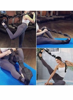 Generic 1 Piece Training Belt, Multi Loops Adjustable Yoga Stretch Belt with Loops Strap Stretch Band for Yoga Sports  - Image 5