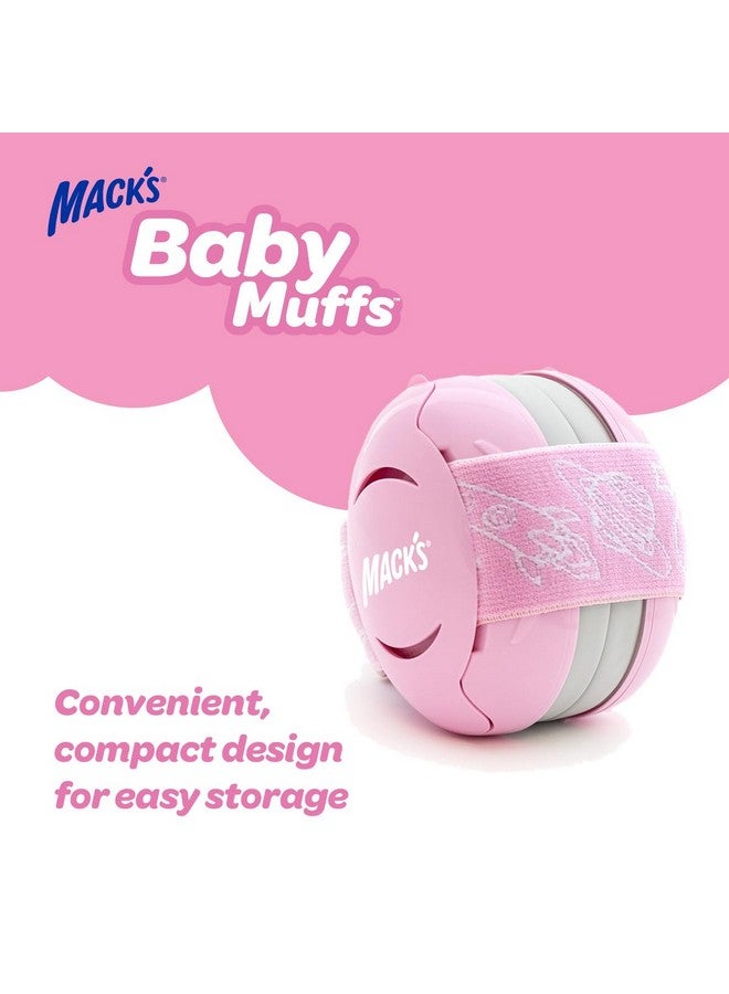 Mack's Baby Muffs | Baby Ear Muffs Noise Protection | High NRR | Noise Cancelling Headphones for Babies & Toddlers (Pink) - Image 5