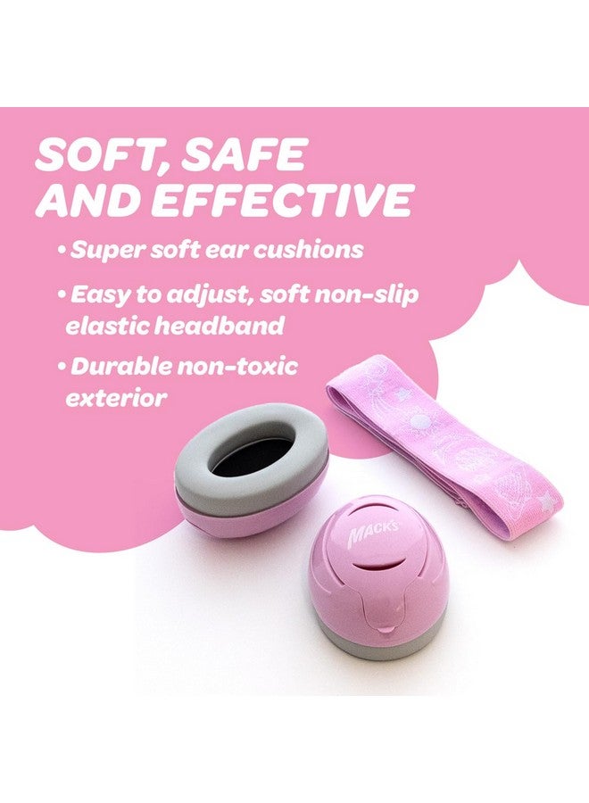 Mack's Baby Muffs | Baby Ear Muffs Noise Protection | High NRR | Noise Cancelling Headphones for Babies & Toddlers (Pink) - Image 3