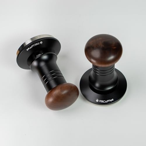 MiiCoffee Espresso Coffee Tamper 58.5mm, Level Coffee Tamper for 58mm Portafilter, Adjustable Depth Stainless Steel Ripple Base - Image 3