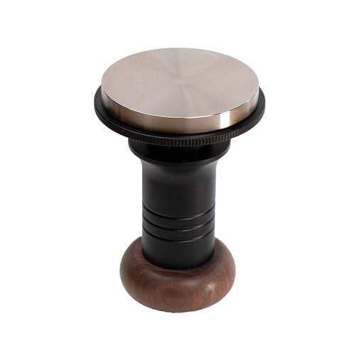MiiCoffee Espresso Coffee Tamper 58.5mm, Level Coffee Tamper for 58mm Portafilter, Adjustable Depth Stainless Steel Ripple Base - Image 2