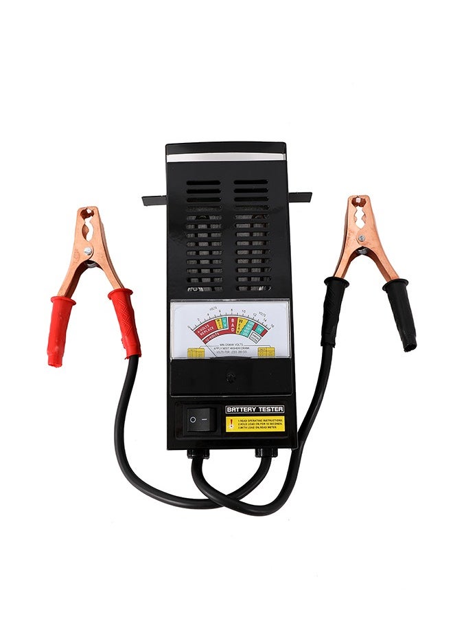 LAWAZIM Battery Tester - Durable Portable Voltage Analyzer with Insulated Copper Clips and Anti-Spark Design - for Accurate Battery Health Check, Car, Motorcycle Diagnostics and Preventive Maintenance  - Image 2