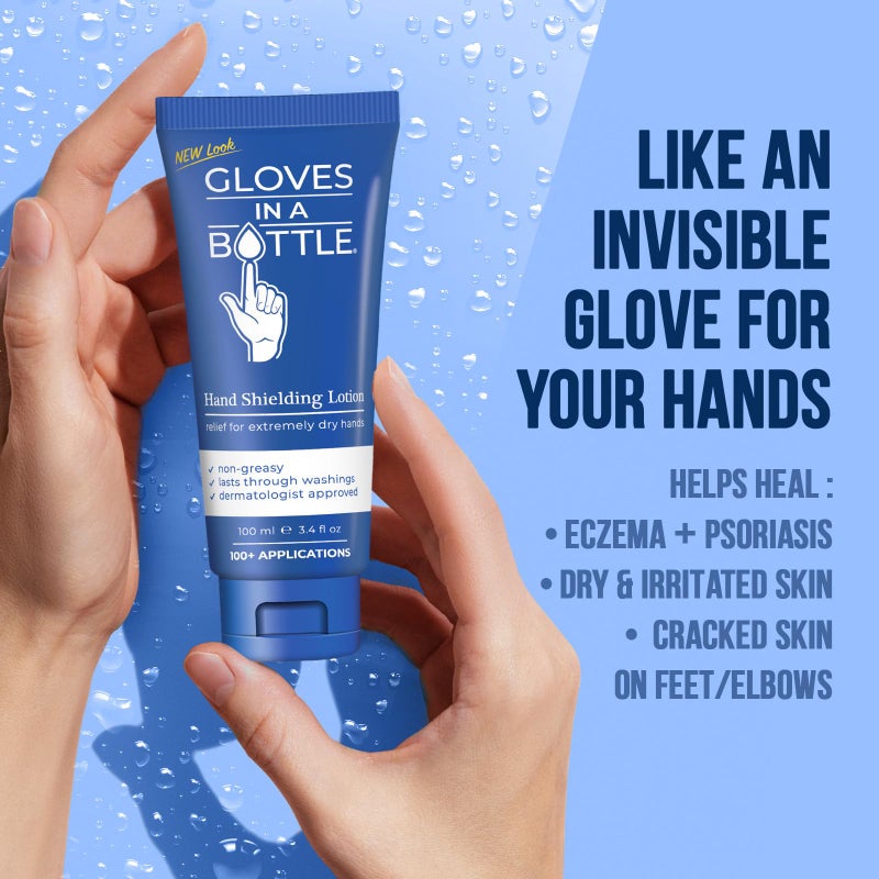 Gloves In A Bottle Shielding Lotion 3.4oz/100ml Tube + 2oz Combo - Second Skin for Hands & Body - Image 4