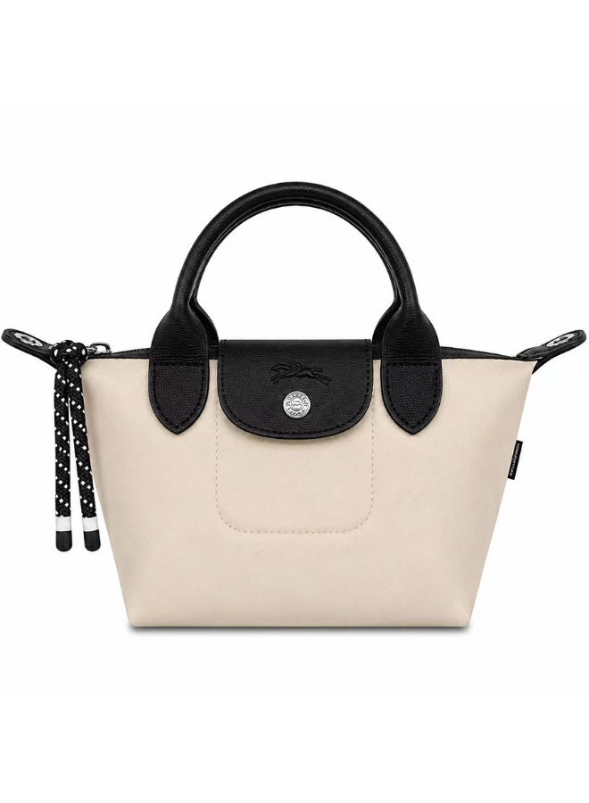 Longchamp Energy Large Crossbody Tote Bag - Cream Beige/Black - Image 1