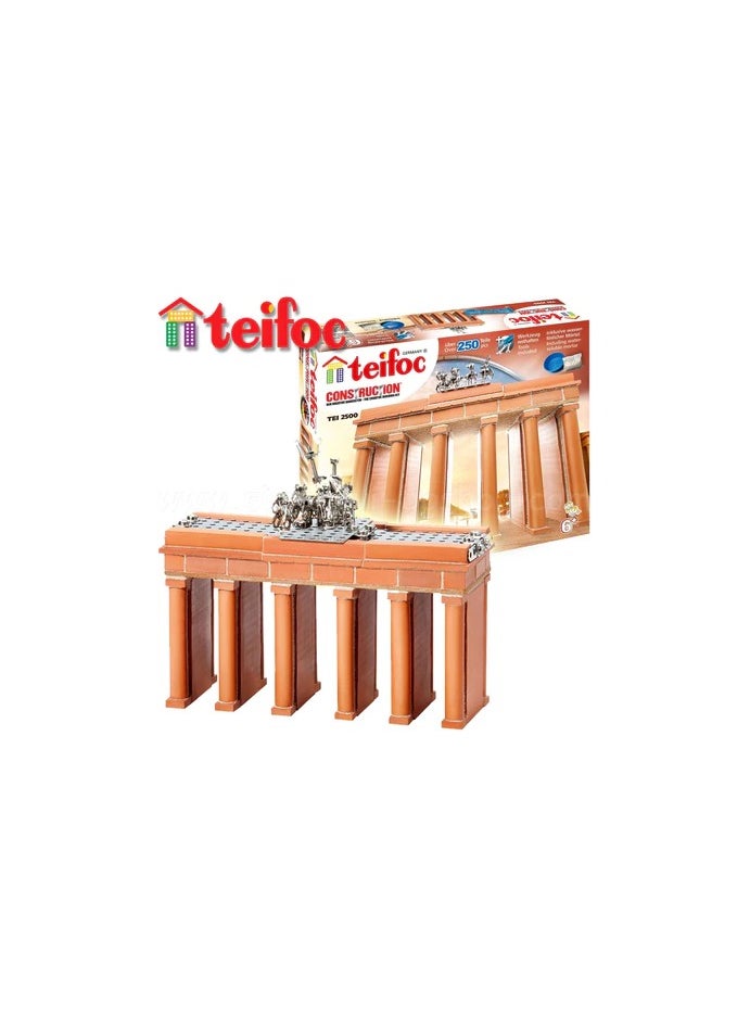 Teifoc - Teifo-c 2500 - Brandenburg Gate - Build with real Bricks & Cement - Image 1