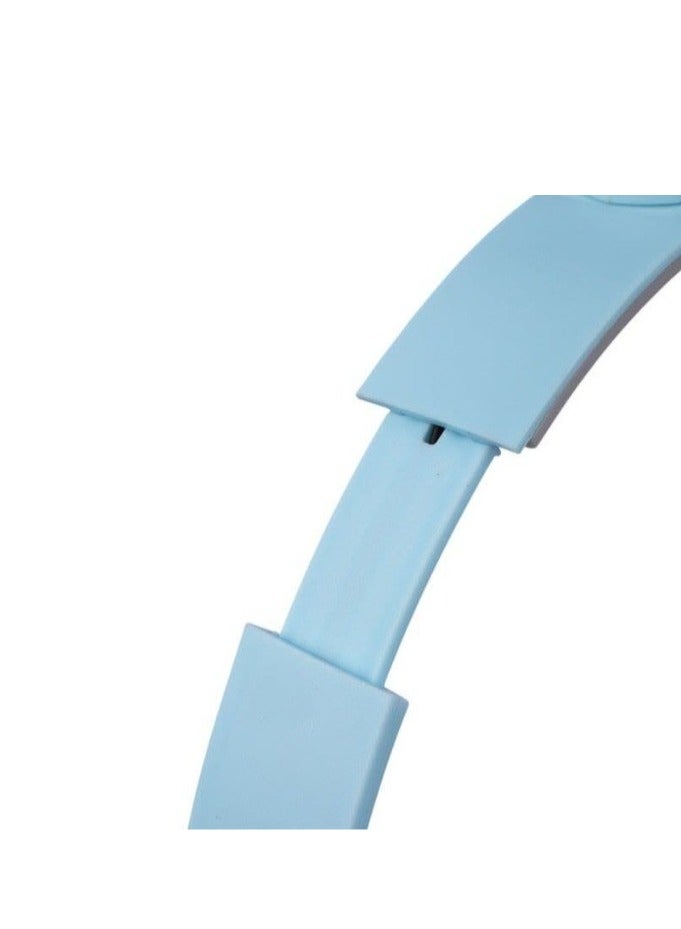 M31 Bluetooth Headphones High-quality stereo sound with RGB lighting - supports TF card and FM radio - foldable comfortable for extended use - Baby Blue - Image 3