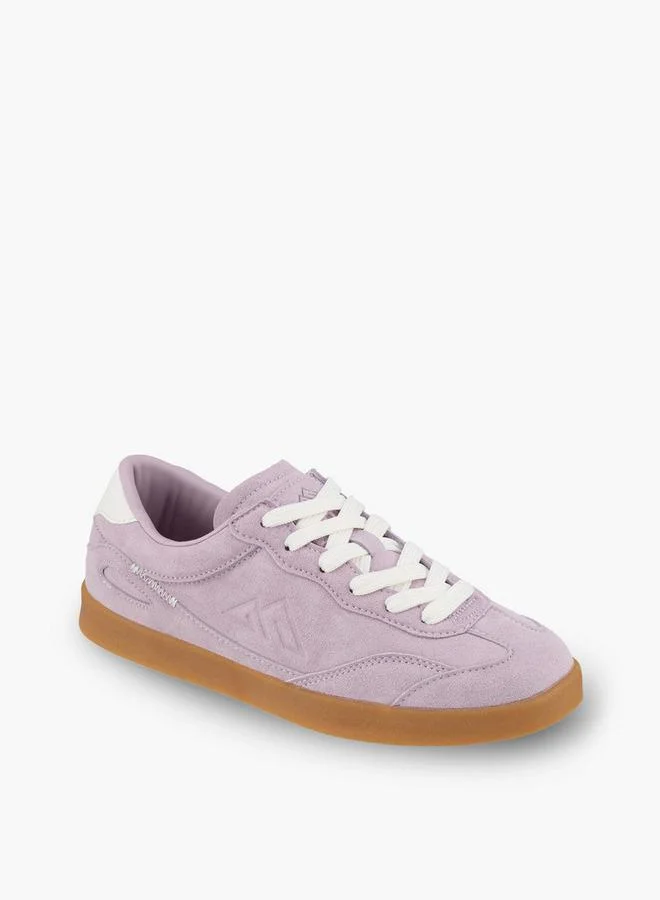 Oaklan By Shoexpress LILAC Women Lace-Up Ankle Sneakers for Women | Best Price UAE