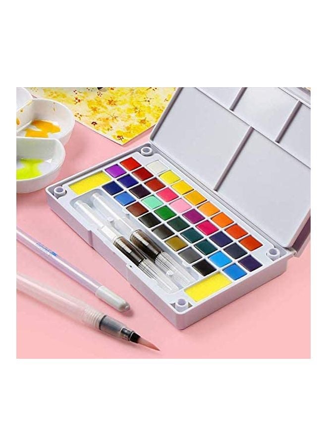 مجموعة تلوين ألوان مائية 24 لونا طراز متنوع MTAD002 - Image 3