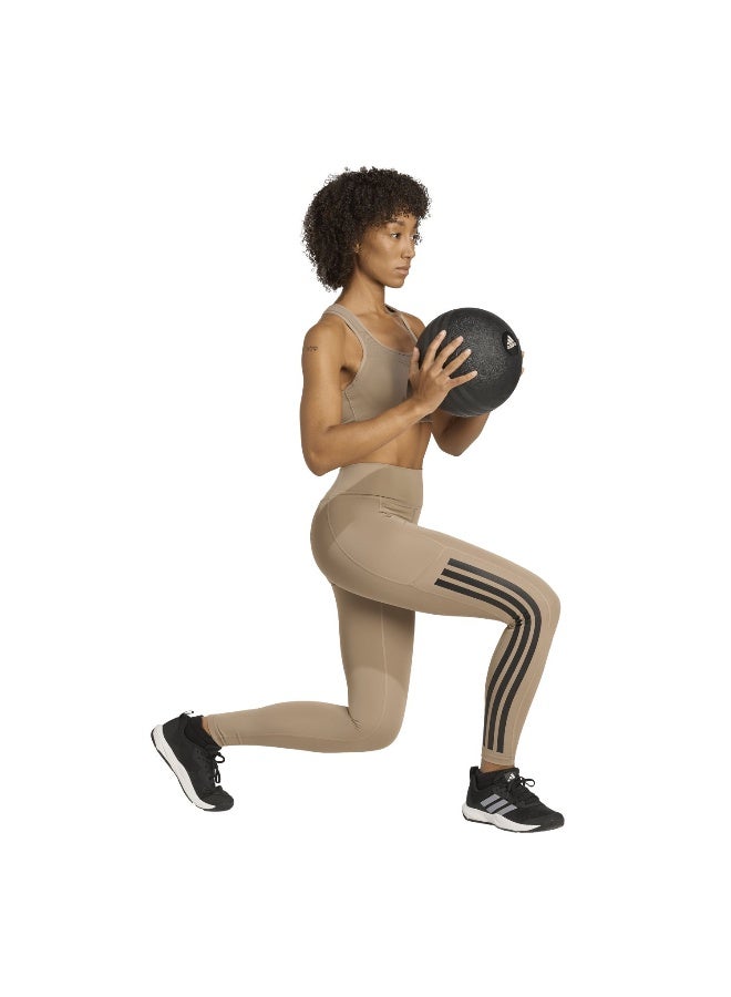 Adidas Adidas Tlrdim Hs Bra Brown Workout Bra - High Support Bra For Women - Image 5