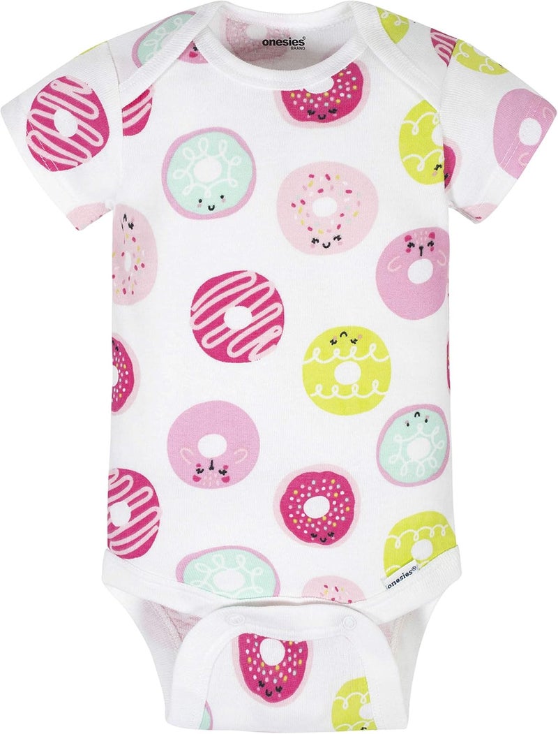 Onesies Brand baby-girls 8-Pack Short Sleeve Printed Bodysuits Baby and Toddler T-Shirt Set - Image 5
