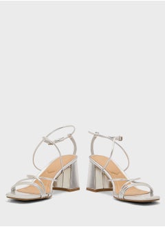 Truffle Flaire Block Heel Multi Strap Ankle Strap Block Heel Sandal  - Image 4