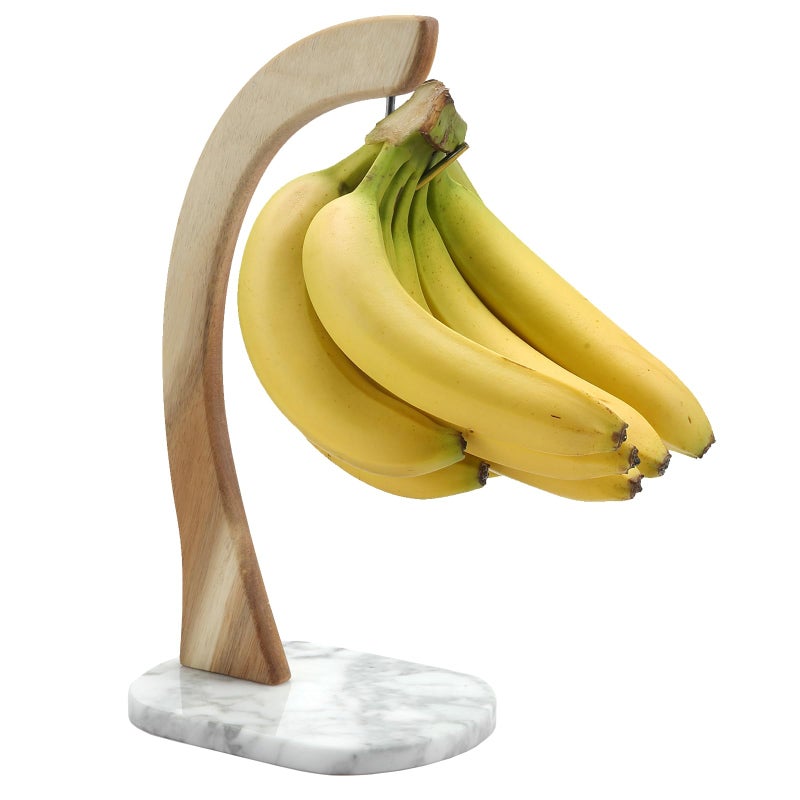 Everous Banana Hanger - Modern Banana Holder Tree Stand with Non-Slip Marble Base - Image 1
