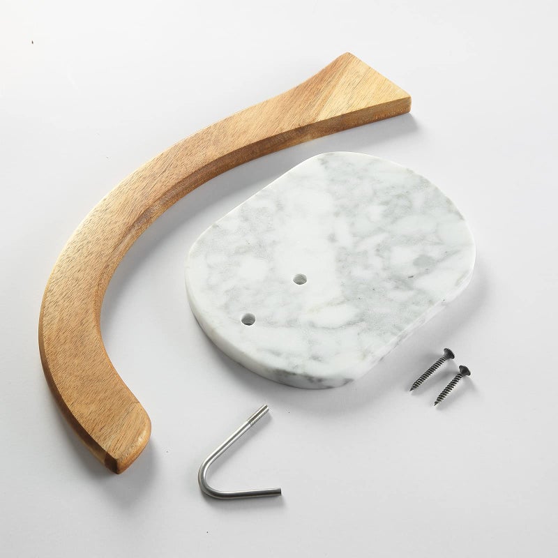 Everous Banana Hanger - Modern Banana Holder Tree Stand with Non-Slip Marble Base - Image 5