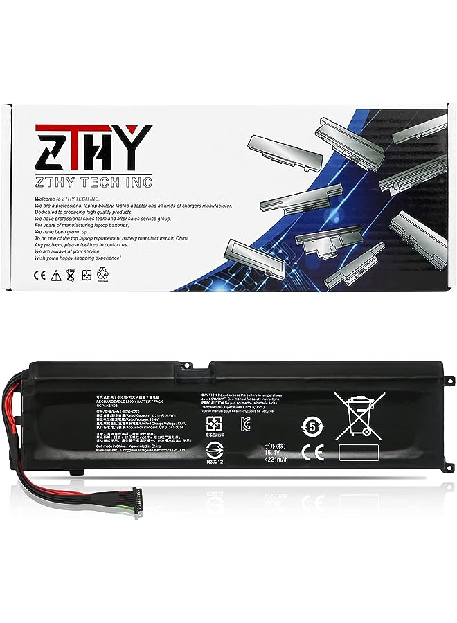 ZTHY Rc30-0270 Laptop Battery For Razer Blade 15 Base 2018 2019 Gtx 1660 Ti Rz09-0270 Rz09-02705E76 Rz09-02705E76-R3U1 Rz09-02705E75-R3U1 Rz09-0300 Rz09-03006 Rz09-03009 Rz09-03006E92 15.4V 65Wh - Image 1