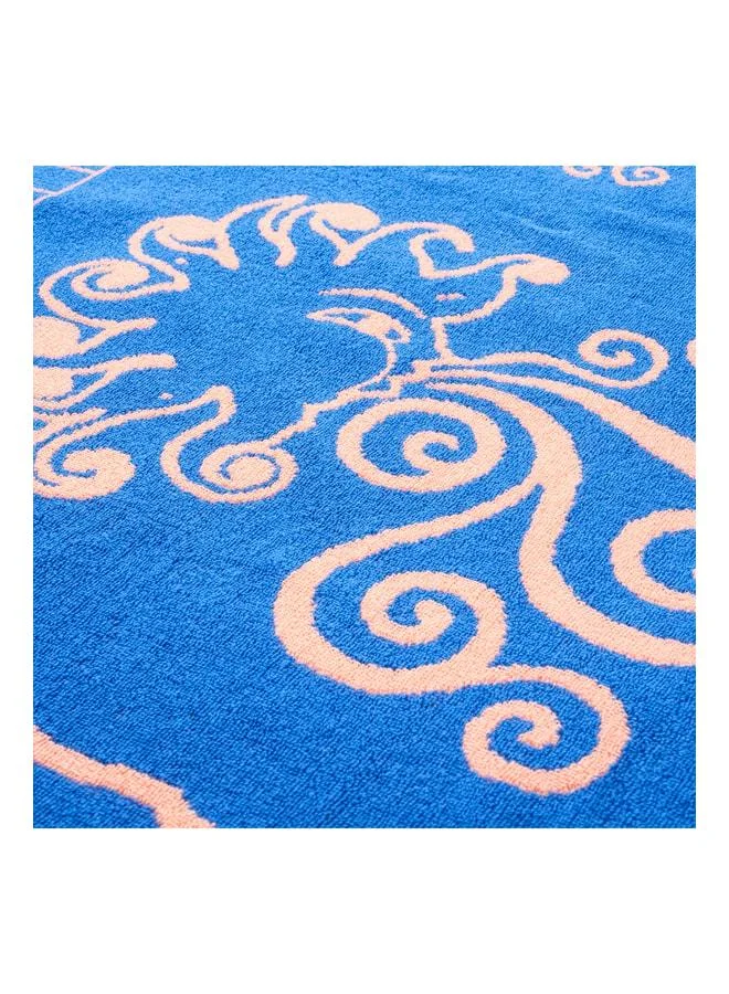 Zsa Zsa Zsu  Tabea Blue-somon Beach Towel 90x150 cm for Women | Best Price UAE