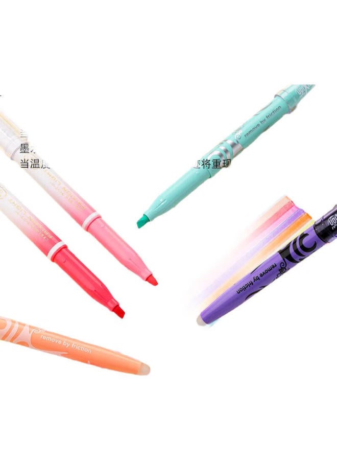 Pilot Erasable Highlighter, Natural Color Series, Color Frixion Marker, Highlighting Pen, Sfl-10Sl Slanted Tip, White Barrel, Red - Image 3