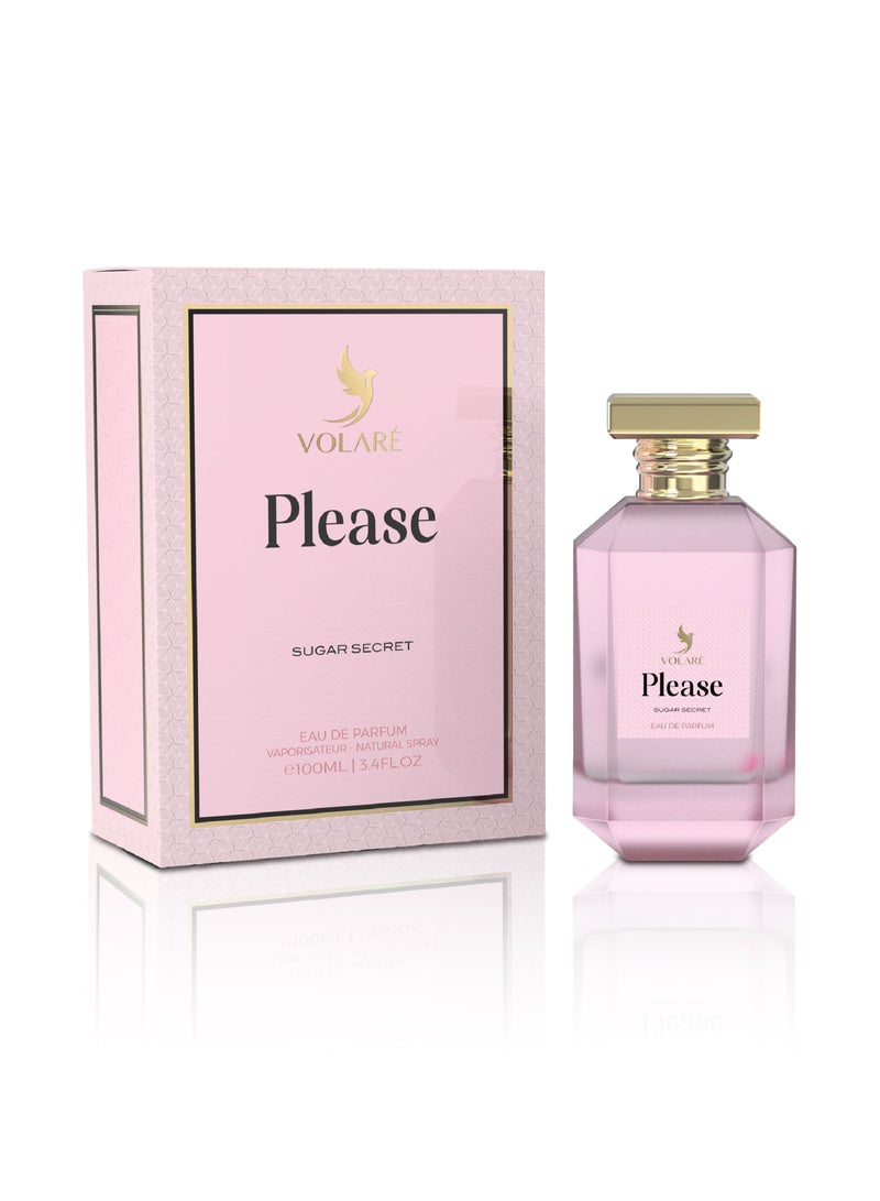 VOLARE PLEASE SUGAR SECRET Eau De Parfum 100ml by Volare for women