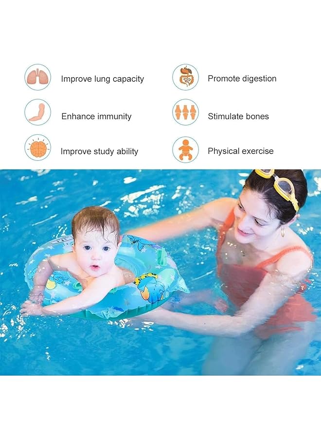 LINJIE Baby Pool Float Baby Swimming Float Ring Inflatable Swimming Ring With Float Seat For 6 Months 6 Years Children - Image 2