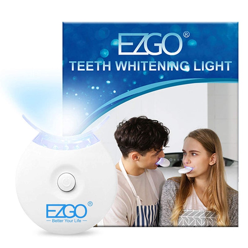 EZGO Teeth Whitening LED Accelerator Lights, 5 X LED Light Whiten Teeth Faster, Works with Tooth Whitening Gel, Whitening Trays or White Strips - Image 1