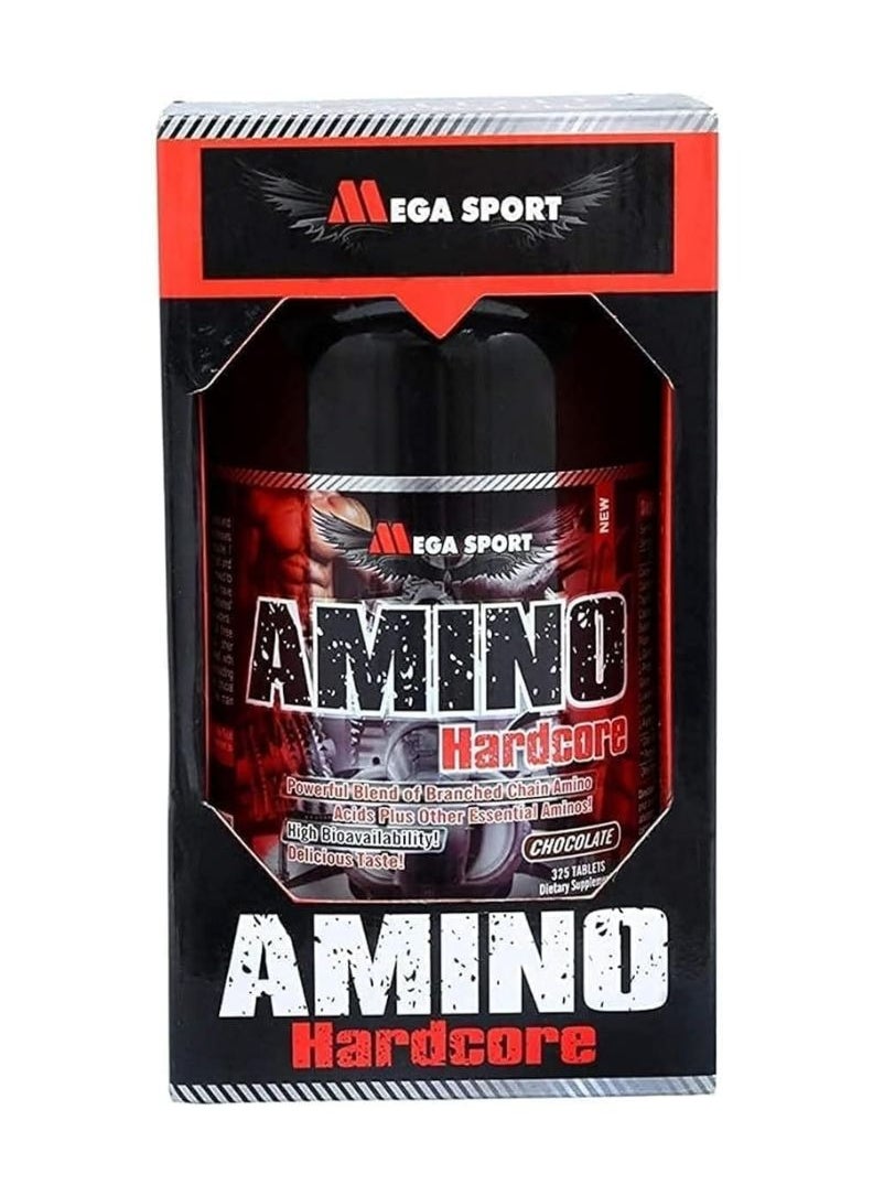 Mega Sport Mega Sport Amino Hardcore 325 Tablets - Chocolate 