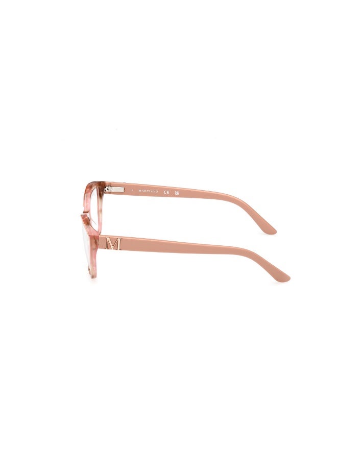 GUESS Gm0397 Square Acetate Frames For Women Size 54, Pink Avana - Image 2
