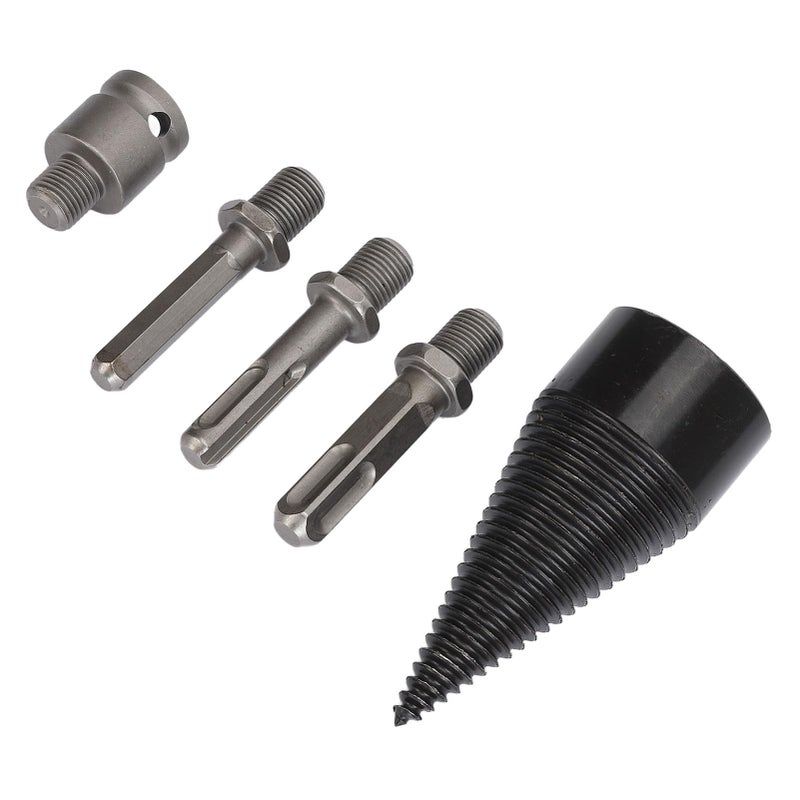 42mm Wood Log Splitter Drill Bit Set 5 Pcs for Quick Efficient Wood Splitting - Image 3
