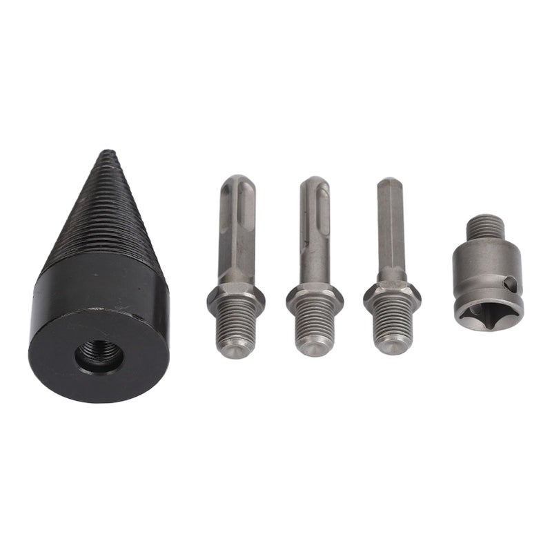 42mm Wood Log Splitter Drill Bit Set 5 Pcs for Quick Efficient Wood Splitting - Image 5