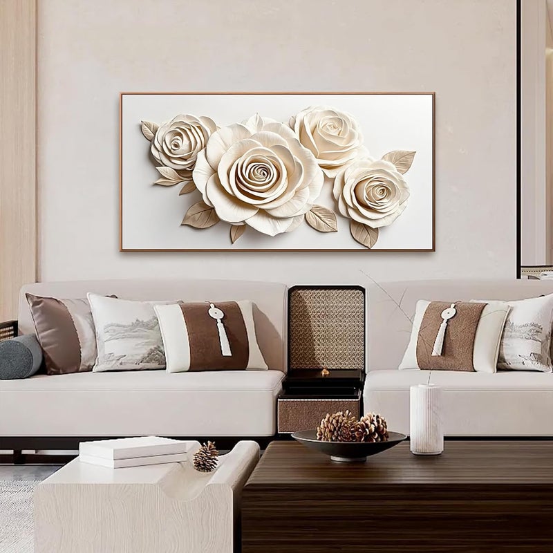 EMODA Premium Framed Canvas Wall Art 120x60 cm – High Resolution Printed Modern Outer Framed Artwork for Living Room, Bedroom, Office & Hallway – Ready to Hang Home Decor Wall Painting, Gift Idea - Image 2