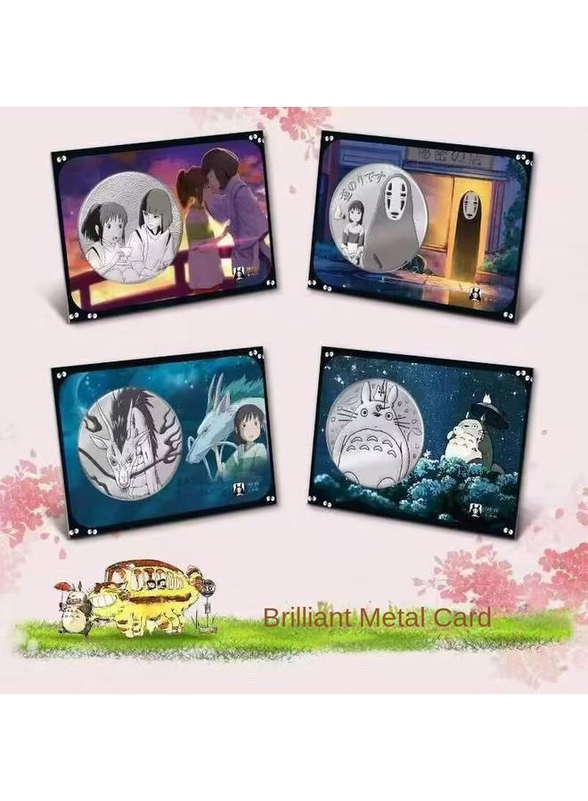 Bluejw CK CARD Miyazaki Collection Card Card Blind Box Colorful Window Card SR Spelling Card Shake Voice Live Dismantling 1 - Image 4